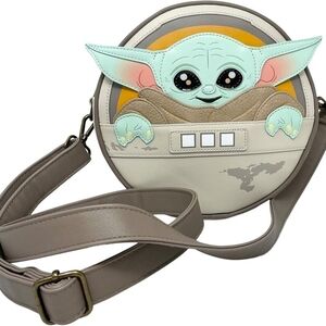 Loungefly Disney Star Wars Grogu Baby Yoda Cosplay Canteen Crossbody - NWT